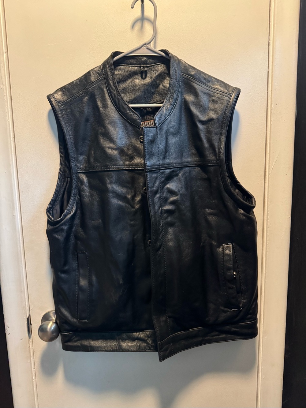 Unik Men’s Genuine Leather Riding Vest
